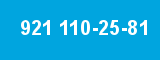 921 110-25-81